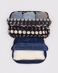 BAGGU Large Packing Cube Set, Night Sky