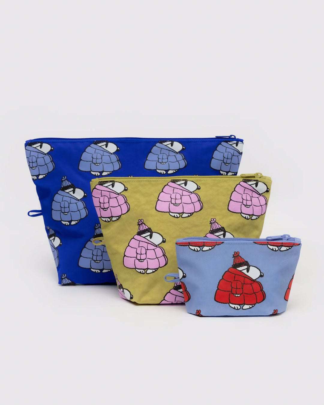 新品　BAGGU バグゥ　新作　GO POUCH SET PEANUTS BAGGU Go Pouch Set, Puffy Snoopy – mjöll