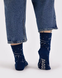 BAGGU Crew Socks, Constellation Midnight