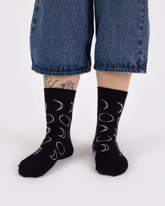 BAGGU Crew Socks, Moon