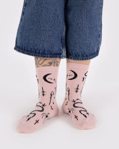 BAGGU Crew Socks, Ballet Icons