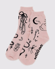 Load image into Gallery viewer, BAGGU Crew Socks, Ballet Icons