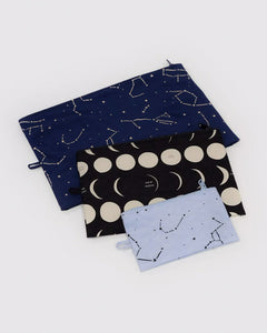 BAGGU Go Pouch Set, Night Sky