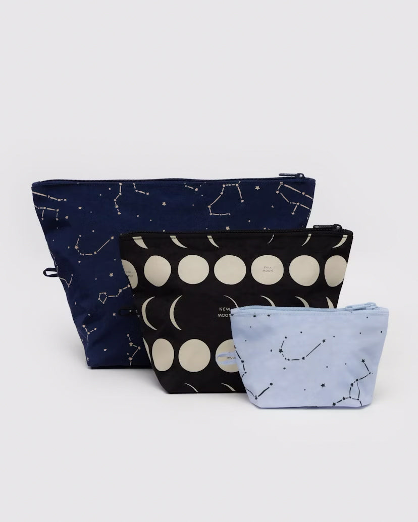 BAGGU Go Pouch Set, Night Sky