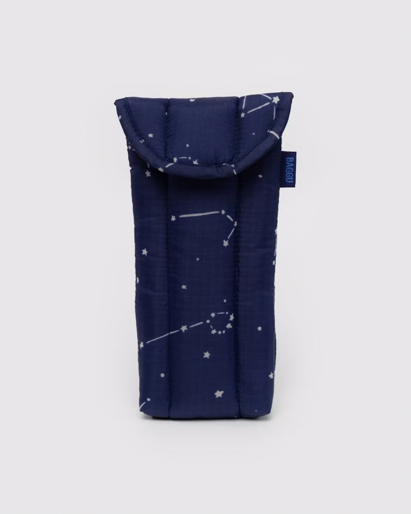 BAGGU Puffy Glasses Sleeve, Constellation Midnight