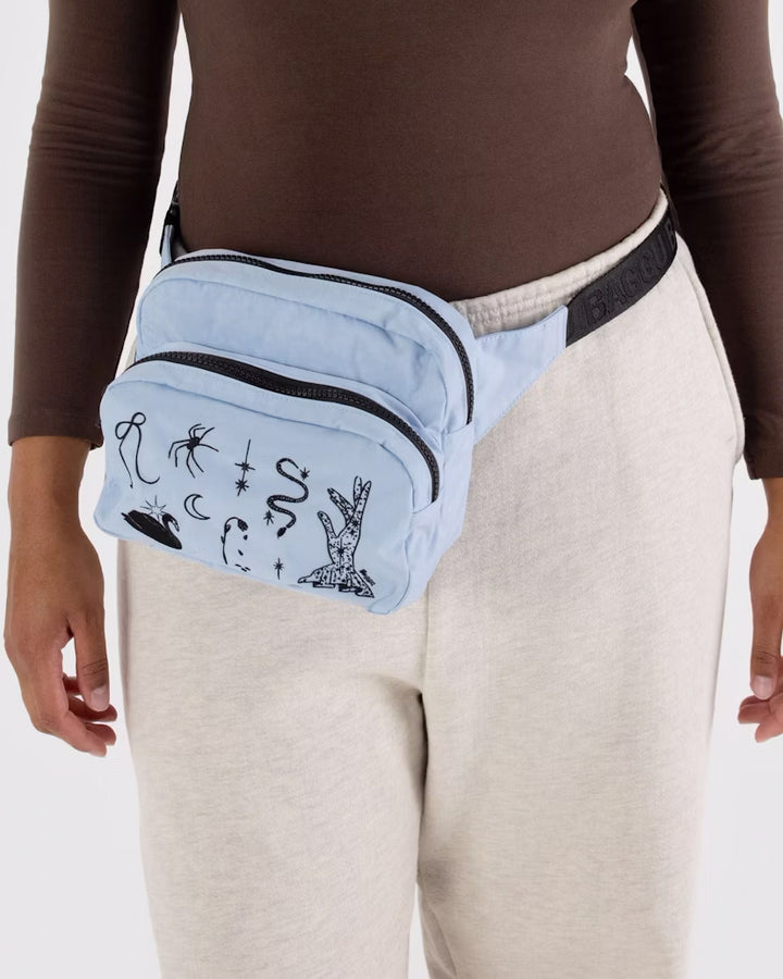 BAGGU Fanny Pack, Embroidered Ballet Icons