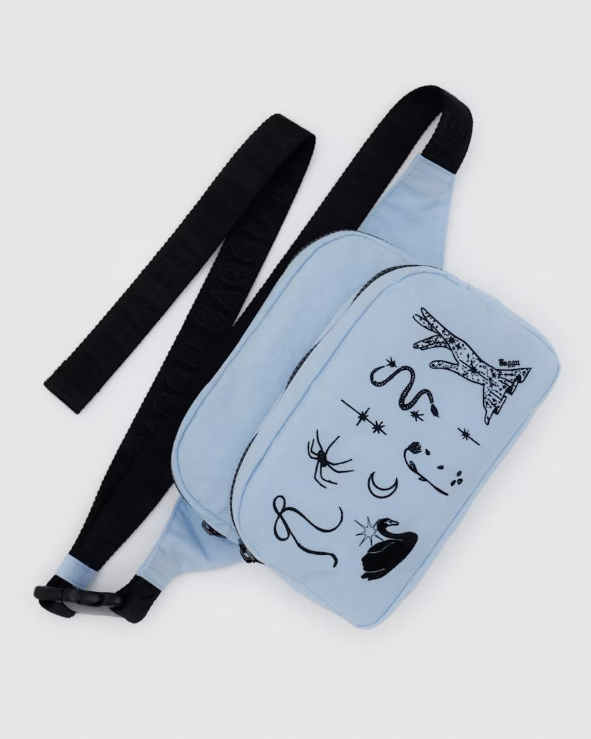 BAGGU Bum Bag, Embroidered Ballet Icons