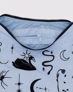 BAGGU Crescent Bag, Embroidered Ballet Icons