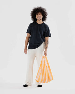 BAGGU Tangerine Wide Stripe