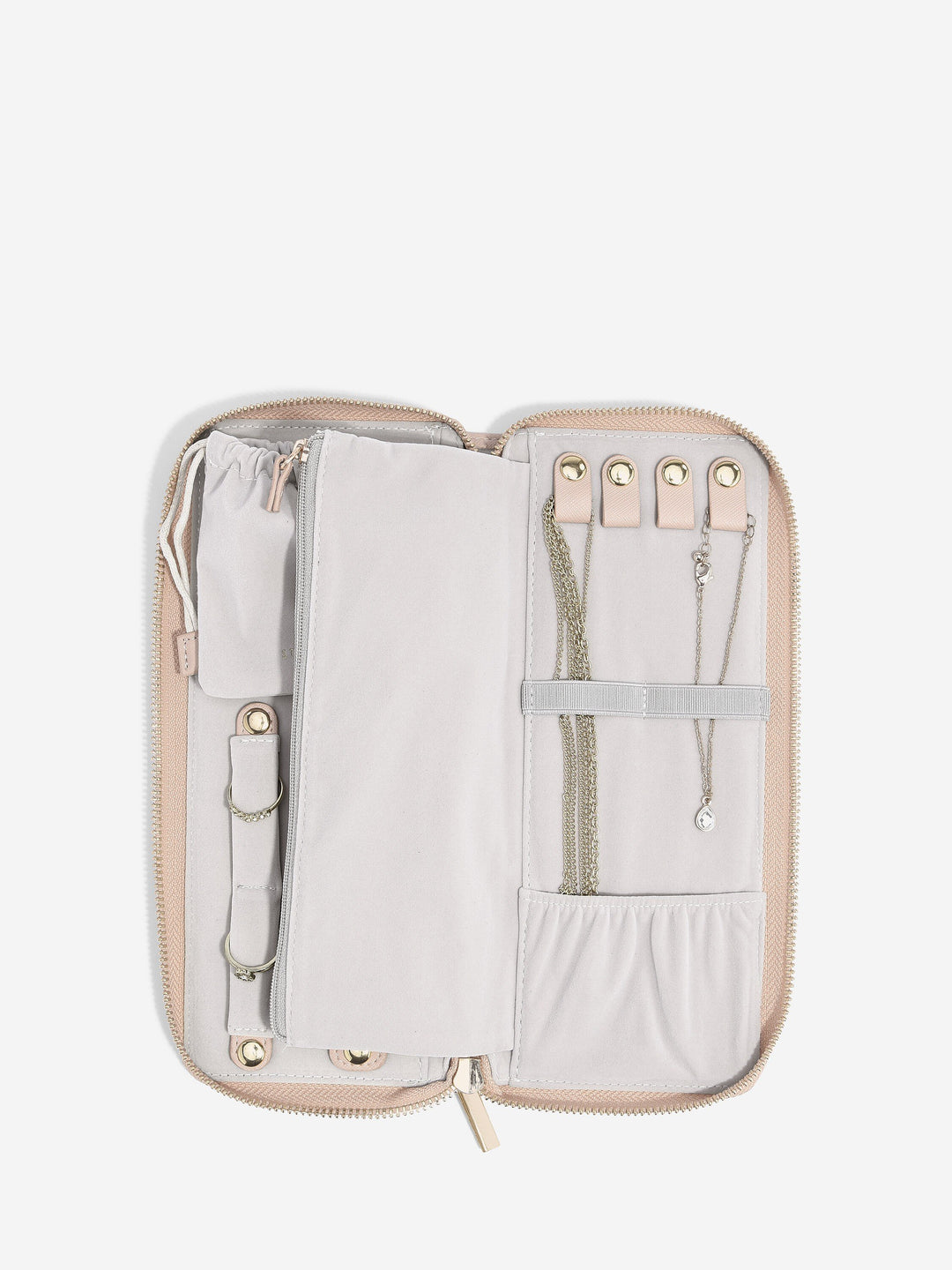 Stackers Slim Travel Case, Blush