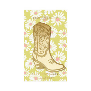 Metal Bookmark - Cowgirl Boot