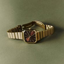 Load image into Gallery viewer, Breda - Esther Watch, Gold/Espresso
