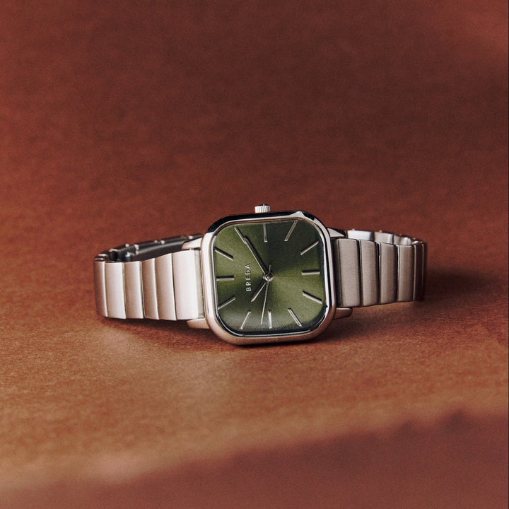 Breda - Esther Watch, Silver/Green