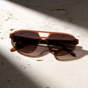 Brooklyn Sunglasses, Crystal Brown