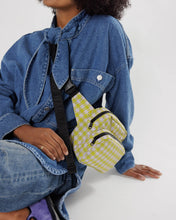 Load image into Gallery viewer, BAGGU Bum Bag, Pink Pistachio Pixel Gingham