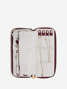 Stackers Slim Travel Case, Burgundy