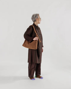 BAGGU Nylon Shoulder Bag, Brown