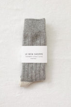 Load image into Gallery viewer, Le Bon Shoppe Cashmere Socks Extended