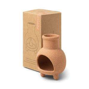 Chiminea Ceramic Incense Cone Holder, Palo Santo & Sage