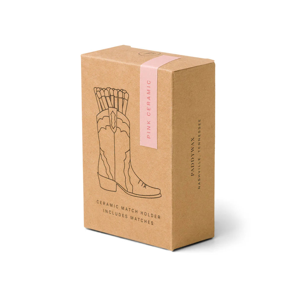 Cowboy Boot Match Holder, Pink