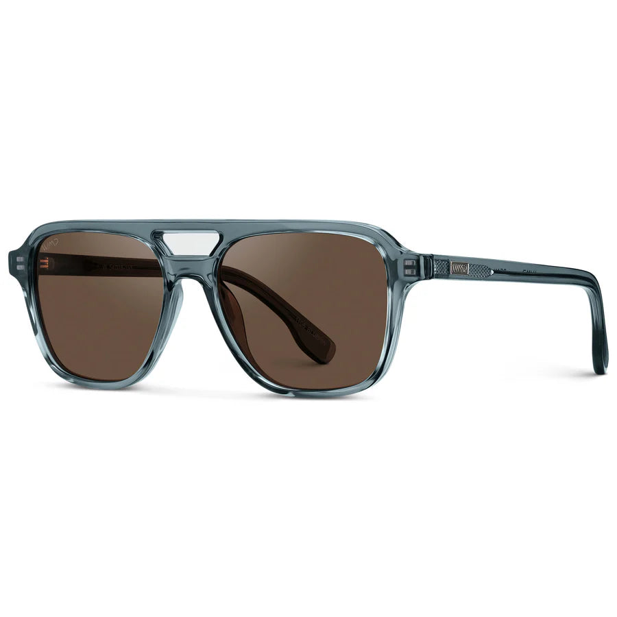 WMP Dean Sunglasses, Crystal Stone Blue