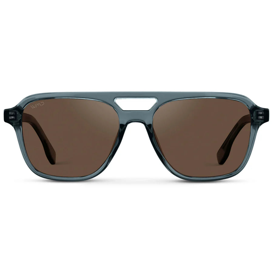 WMP Dean Sunglasses, Crystal Stone Blue