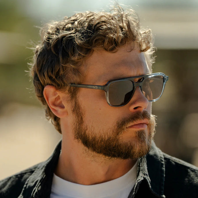 WMP Dean Sunglasses, Crystal Stone Blue