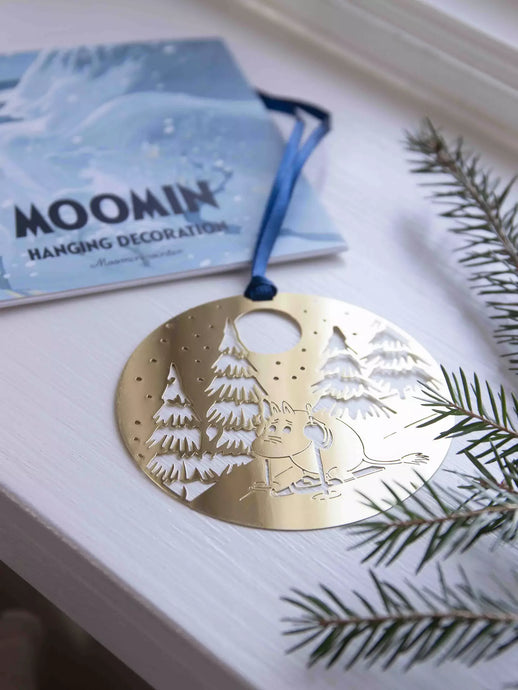 Christmas Decoration Moomin Winter Gold