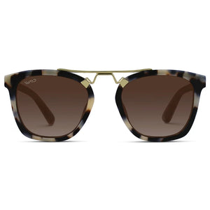 Demi Sunglasses, Beige Tortoise