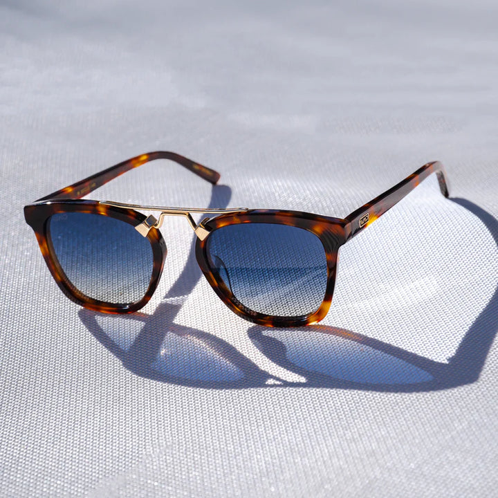 Demi Sunglasses, Whiskey Brown Tortoise