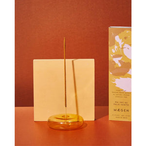 Dimple Incense Holder, Yellow