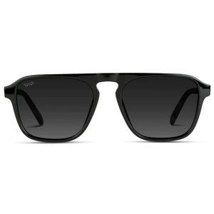 Emerson Sunglasses, Black Beige Tortoise