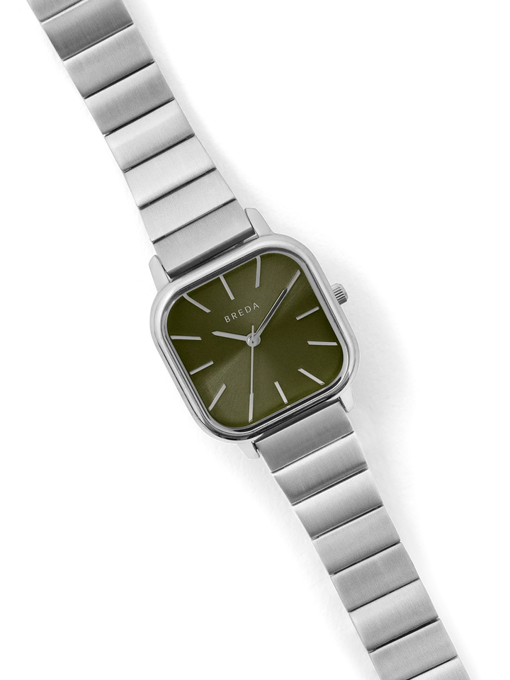 Breda - Esther Watch, Silver/Green