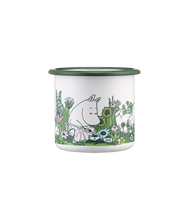 Load image into Gallery viewer, Moomin Enamel Mug - In the Garden, 3,7dl