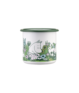 Moomin Enamel Mug - In the Garden, 3,7dl