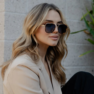 Gia Sunglasses, Brown Tortoise