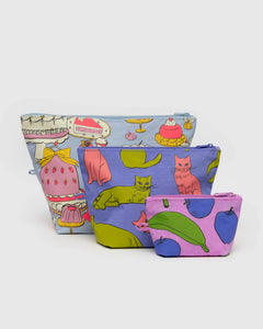 BAGGU Go Pouch Set, Still Life