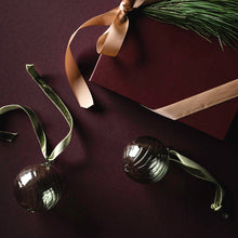 Load image into Gallery viewer, Muurla Glass Ornament, Forest Green