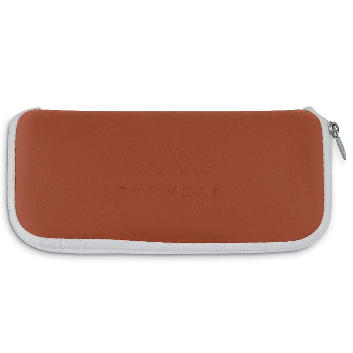 WMP Hard Shell Glasses Case, Terracotta Brown