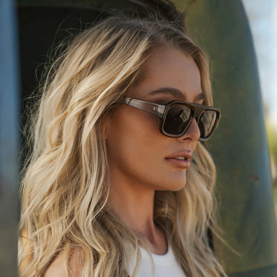 WMP Harlee Sunglasses, Caramel Brown