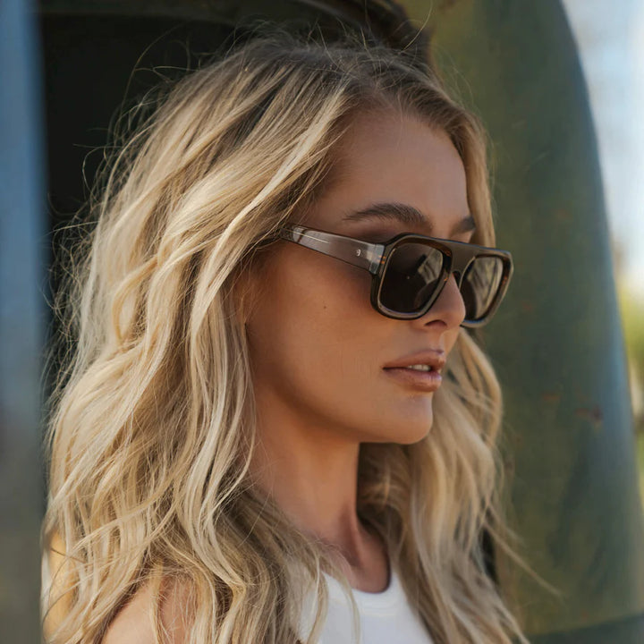 WMP Harlee Sunglasses, Caramel Brown