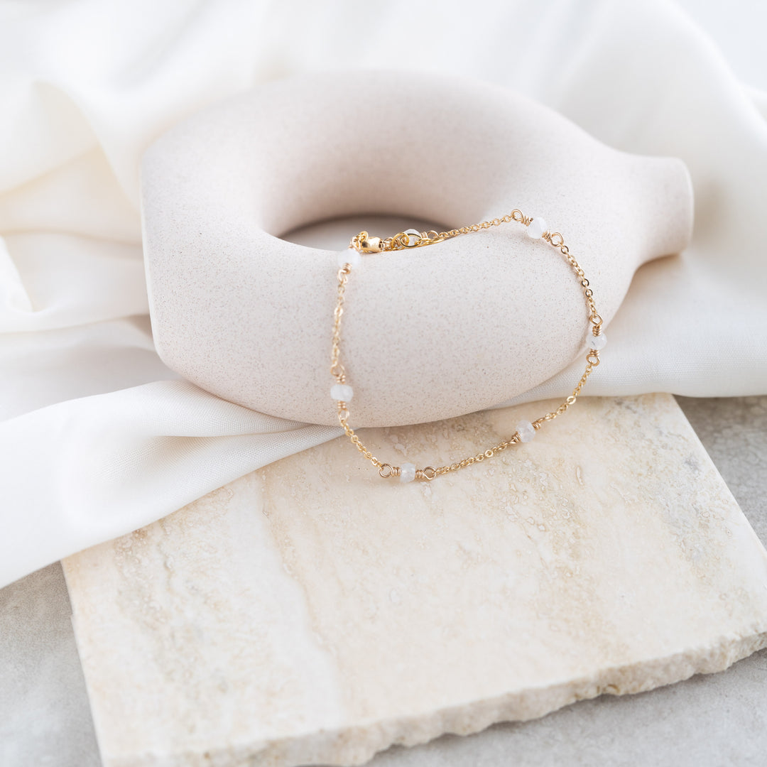 Moonstone armband