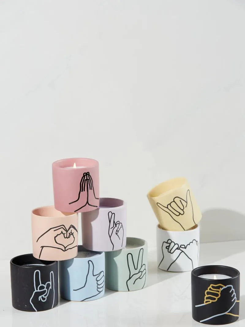 Impressions Candle, Tobacco + Vanilla "Love Ya"