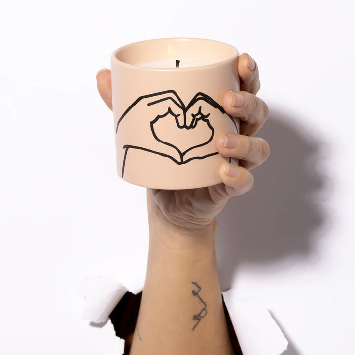 Impressions Candle, Tobacco + Vanilla "Love Ya"