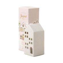 Load image into Gallery viewer, Winter Ceramic Incense Holder - White Townhouse, Teakwood Tobacco