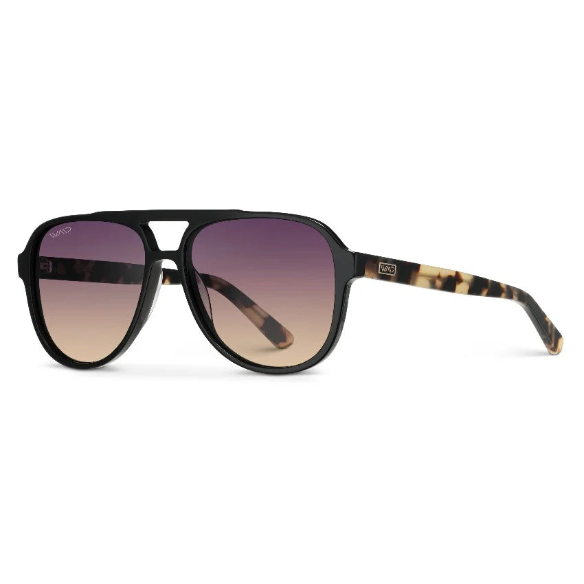 Indie Sunglasses, Black Cream Tortoise