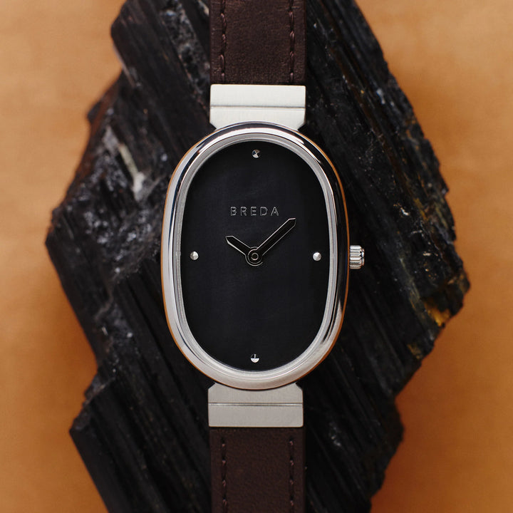 Breda - Jane Leather Watch, Midnight