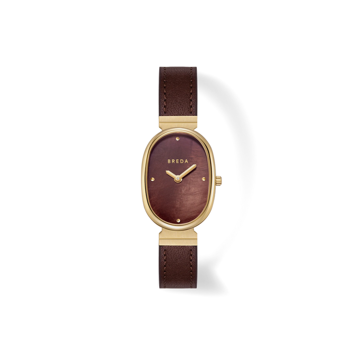 Breda - Jane Leather Watch, Brown