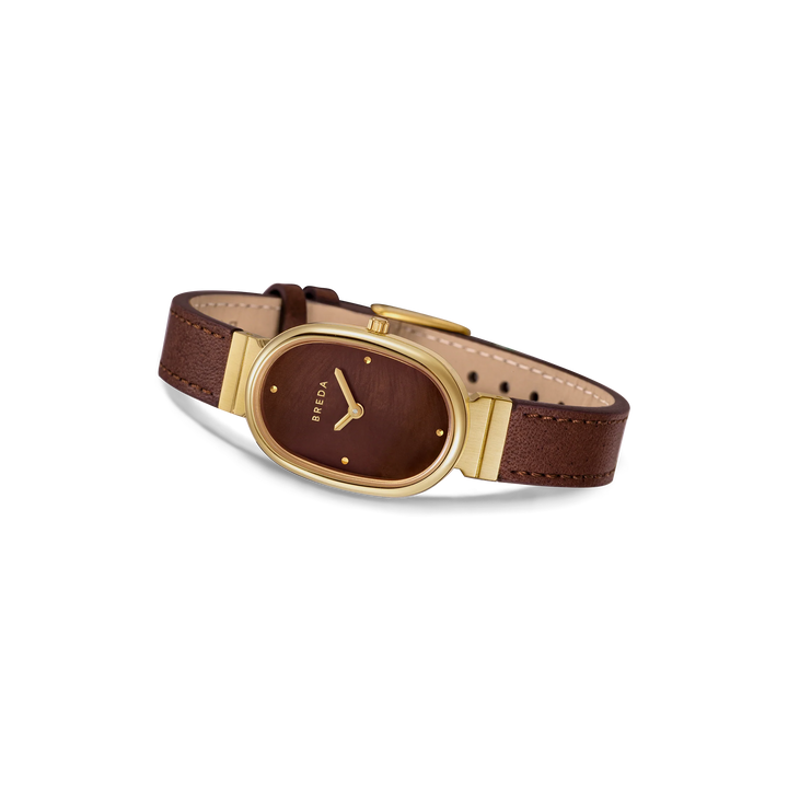Breda - Jane Leather Watch, Brown