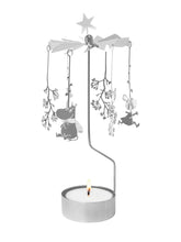 Load image into Gallery viewer, Large Candle Spinner, Moomin First Snow Silver